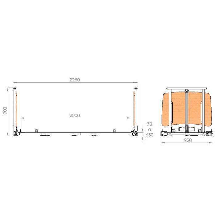 Cama Eléctrica Cota Zero | Baja Altura Anticaídas