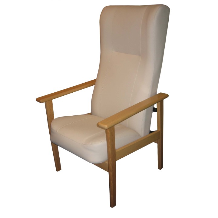 Sillon geriátrico respaldo alto ergonómico