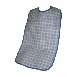 Babero geriátrico de cuadros absorbente 45x90 cm
