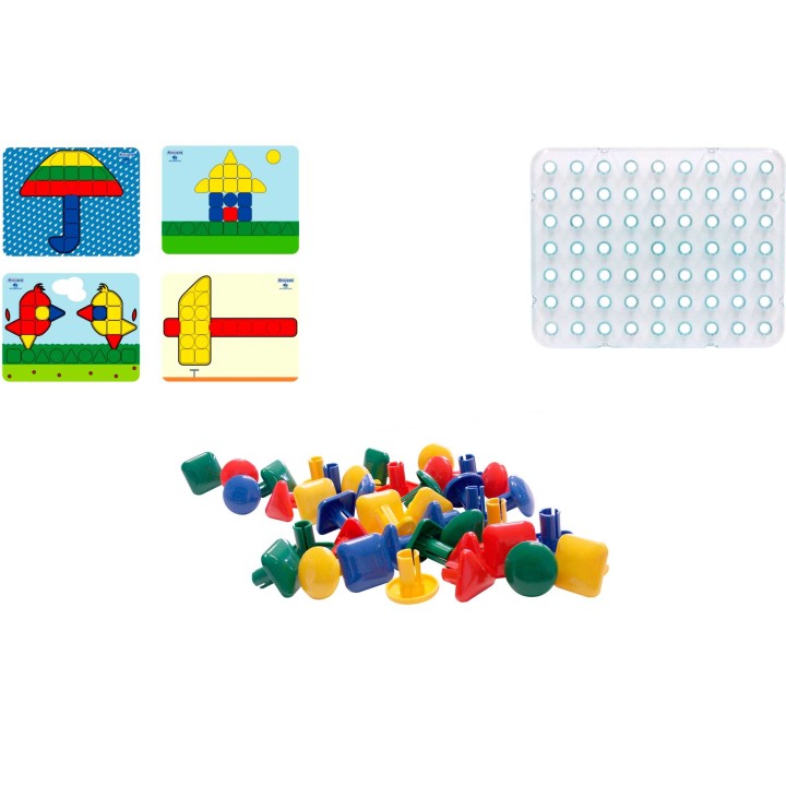 Mosaico Gigante - Motricidad Fina con Piezas de Gran Tamaño