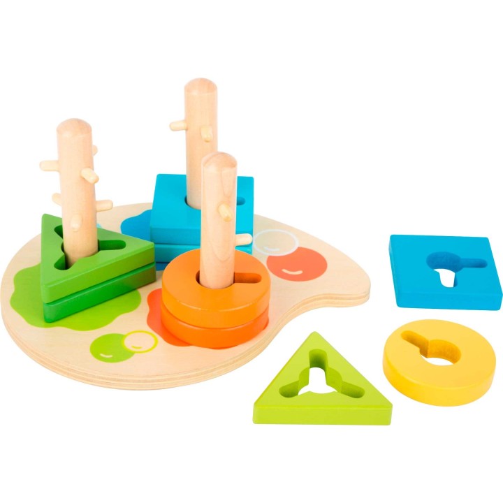 Juego de motricidad de formas y colores