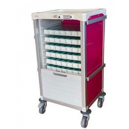 Carro distribución medicación Pili Cart,10 bandejas