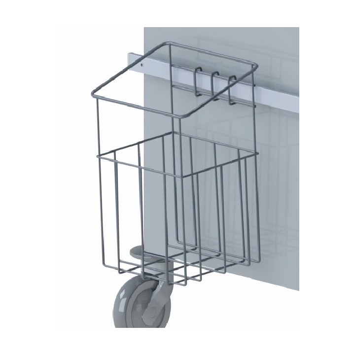 Soporte para bolsa de basura de carro de medicacion