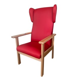 Sillon geriátrico orejero respaldo alto