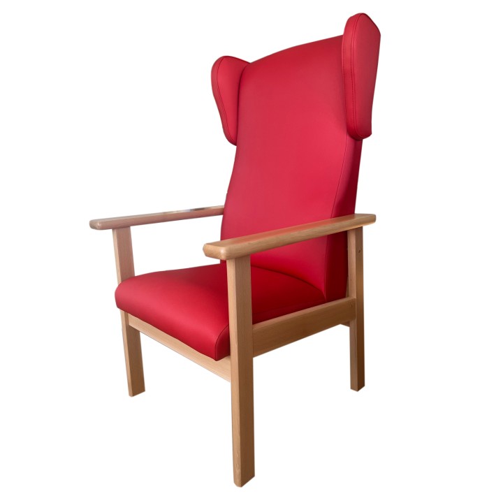 Sillon geriátrico orejero respaldo alto